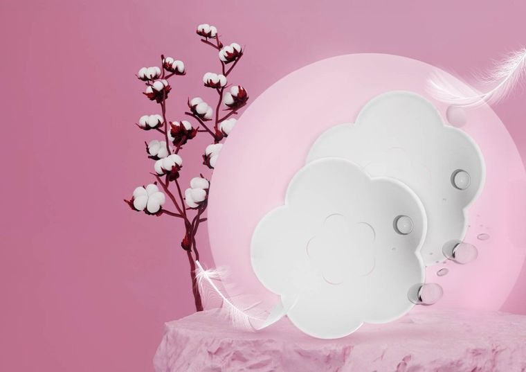 Neno, Fiore, hydrożelowe wkładki na pierś z lanoliną, 10 szt.