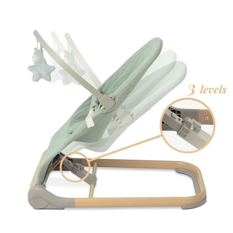 Neno, Nesso, leżaczek, kremowy