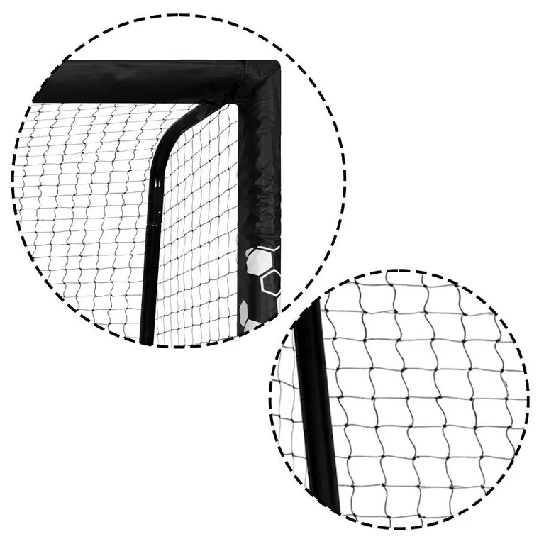 Neo-Sport, bramka piłkarska, Hexagon, 180-120-60 cm