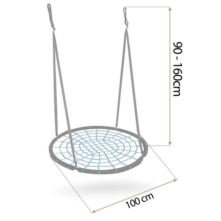 Neo-Sport, huśtawka bocianie gniazdo, 100 cm