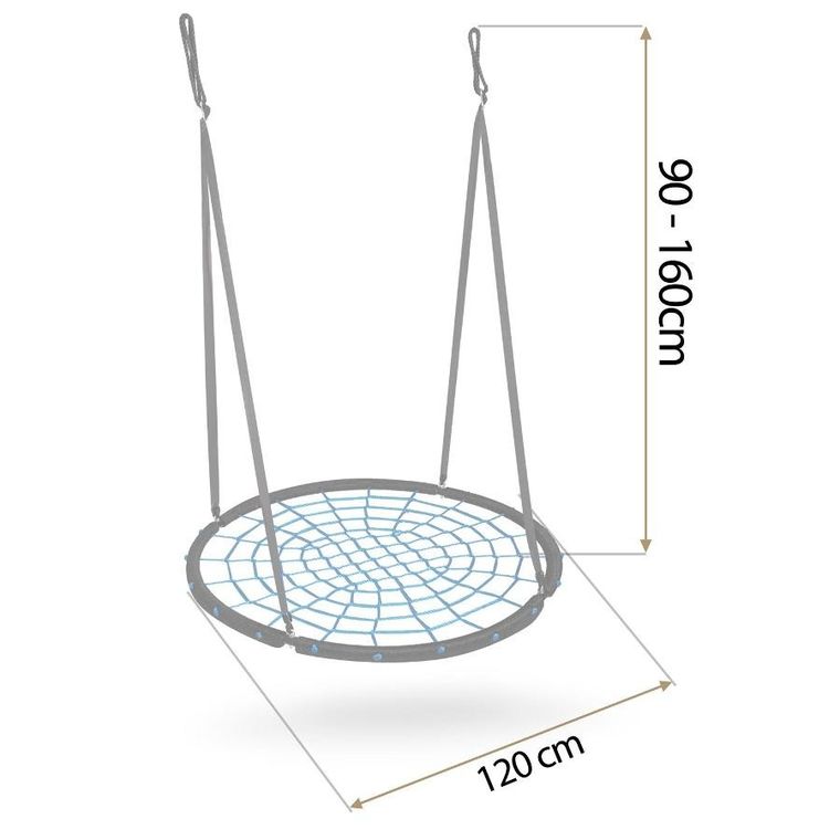 Neo-Sport, huśtawka bocianie gniazdo, 120 cm