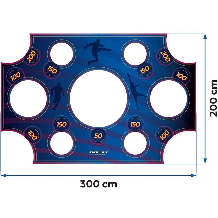 Neo-Sport, mata celnościowa do bramek, 300-200 cm