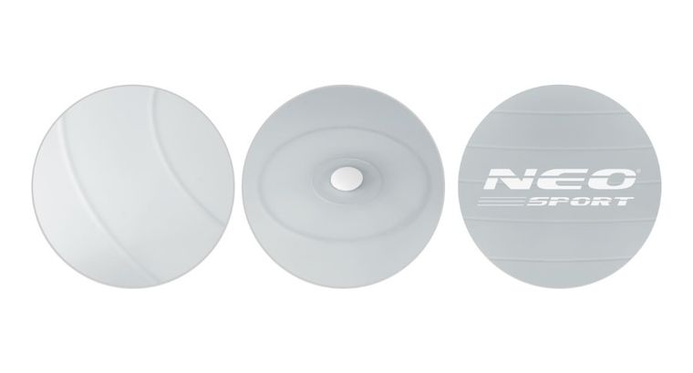 Neo-Sport, piłka do aerobiku fitness, 65 cm, srebrna