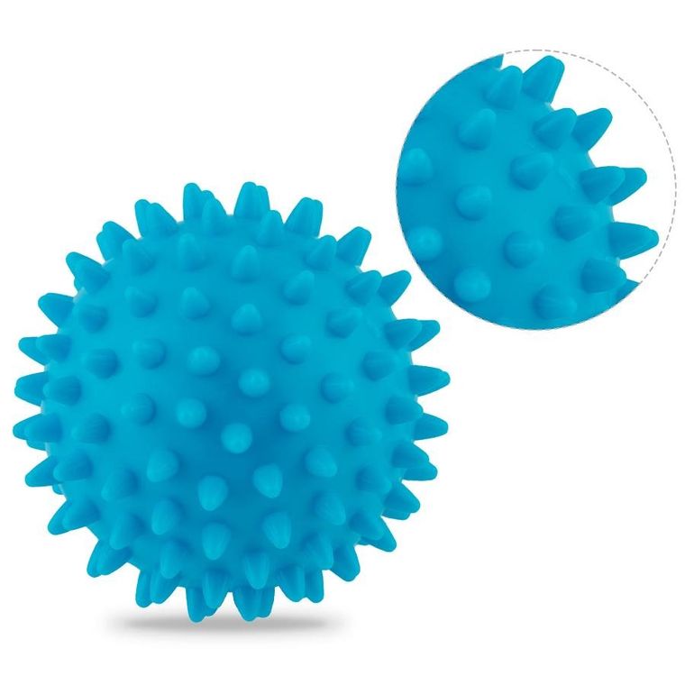 Neo-Sport, piłka do masażu i fitness, niebieska, 7,5 cm