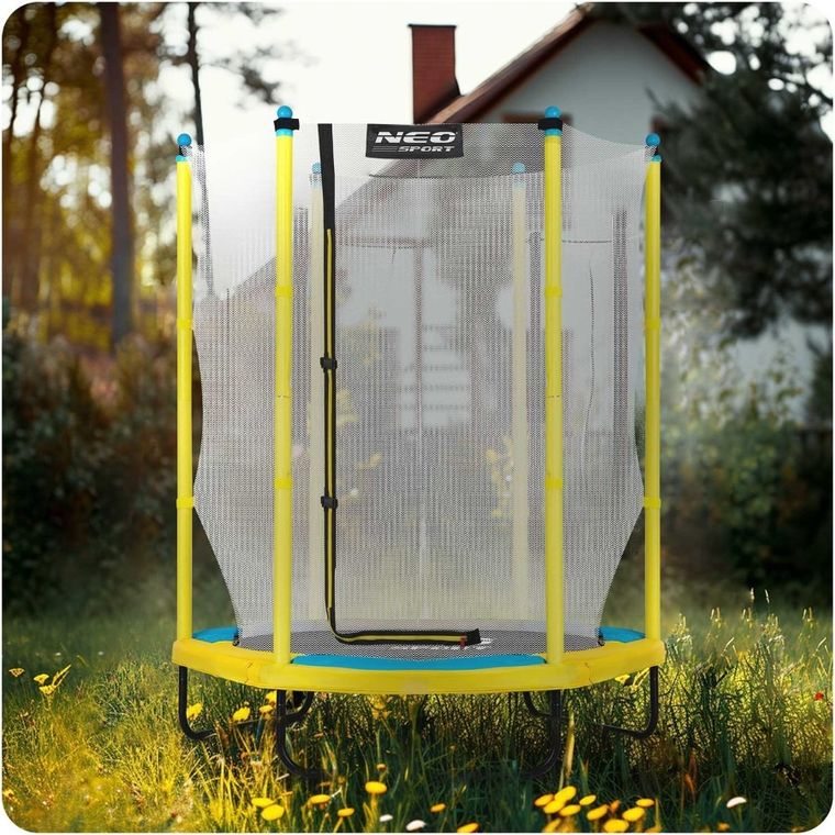 Neo-Sport, trampolina ogrodowa dla dzieci, 4,5ft/140 cm