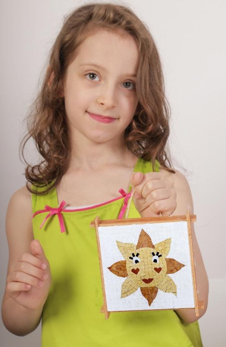 Neptune Mosaic, Słońce, mozaika