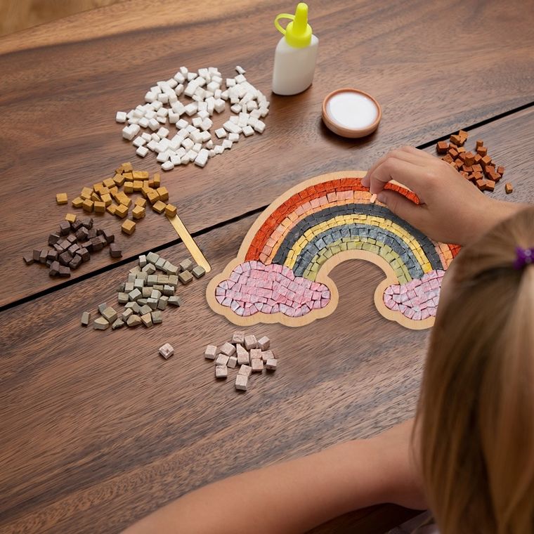 Neptune Mosaic, Tęcza, mozaika