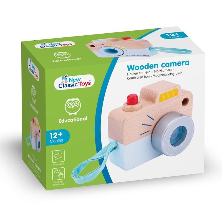 New Classic Toys, drewniany aparat fotograficzny do zabawy