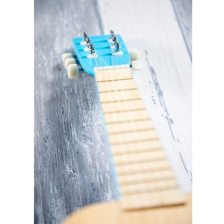 New Classic Toys, gitara de luxe, naturalna/niebieska