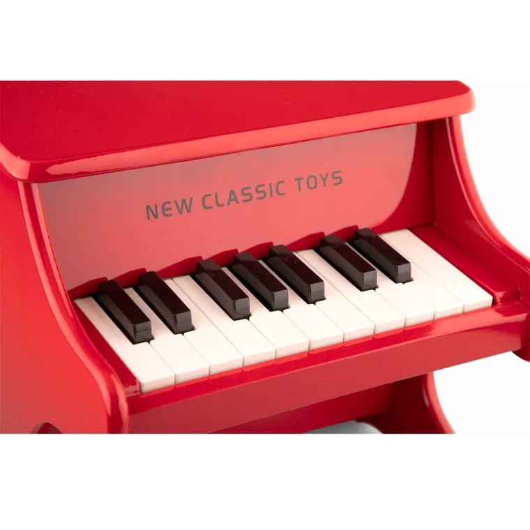 New Classic Toys, Pianino, czerwone, 18 klawiszy