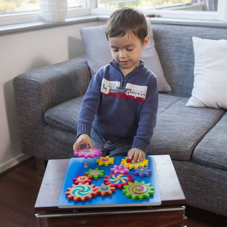 New Classic Toys, Puzzle koła zębate, zabawka edukacyjna