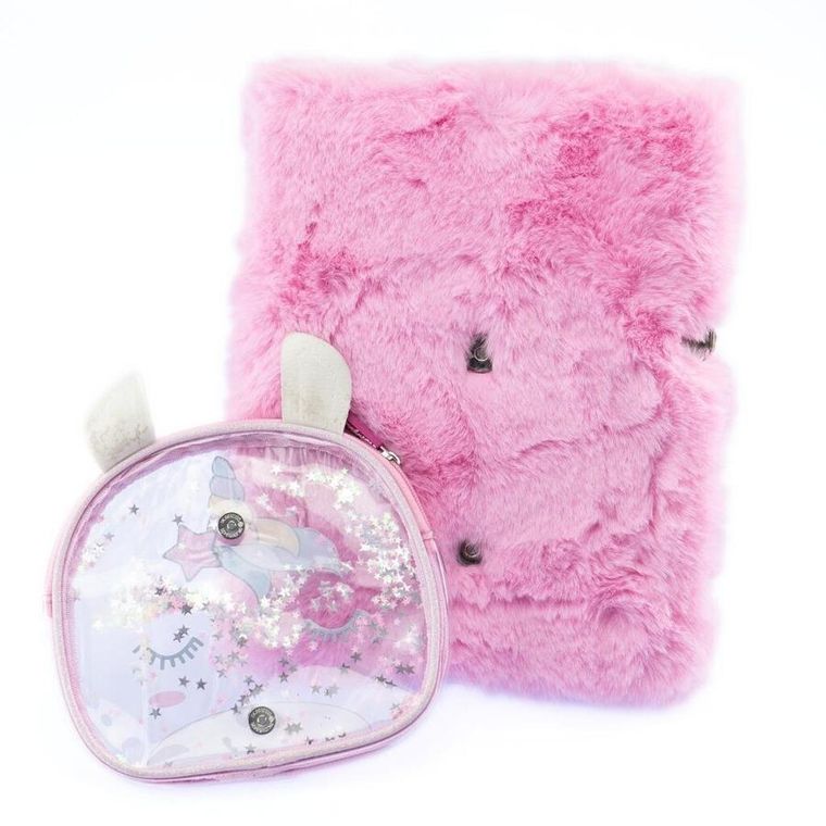 Nice Group, pluszowy planer notatnik, jednorożec