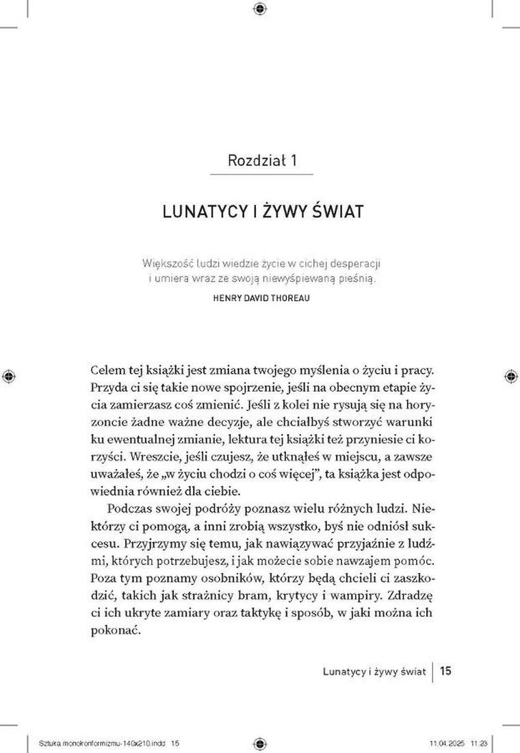 Nie bój się pójść własną drogą. Sztuka nonkonformizmu