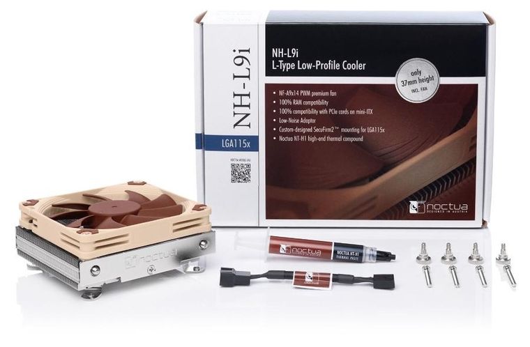 Noctua, chłodzenie CPU, NH-L9i Intel Low Profile 37mm