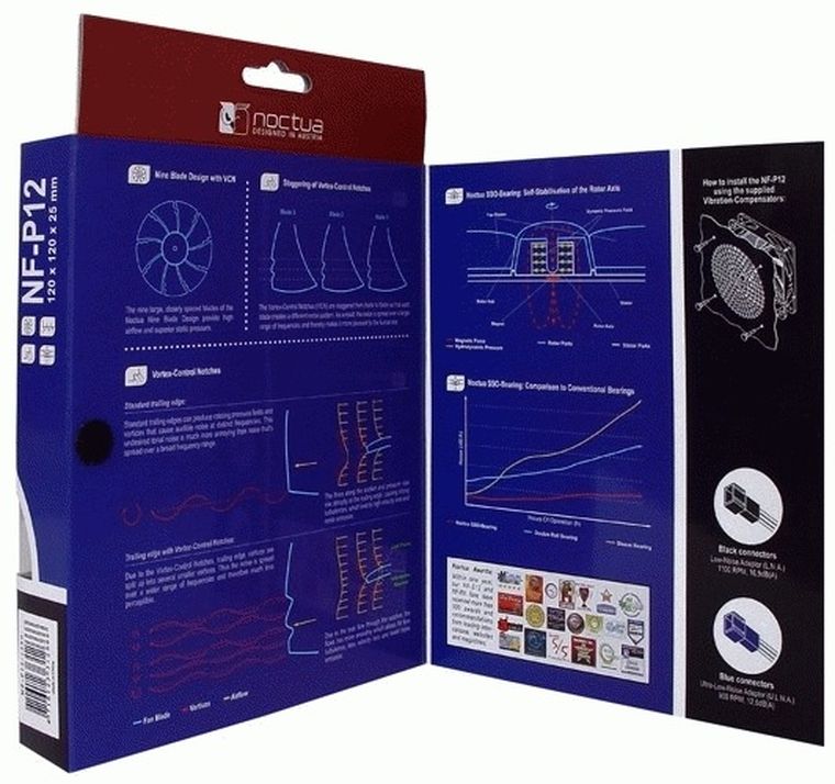 Noctua, Redux, wentylator, 120mm, NF-P12