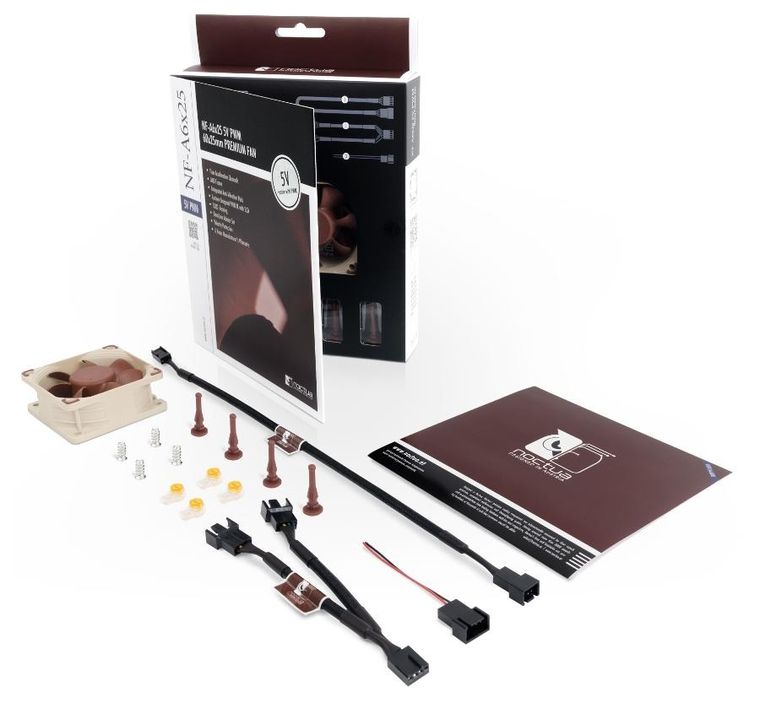 Noctua, wentylator, NF-A6X25 Pwm, 5V, 60-25 mm