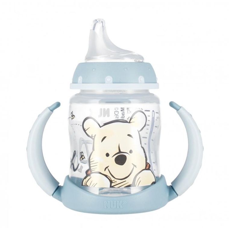 Nuk, Kubuś Puchatek, First, butelka z uchwytem, 6-18m, 150 ml, 1 szt.