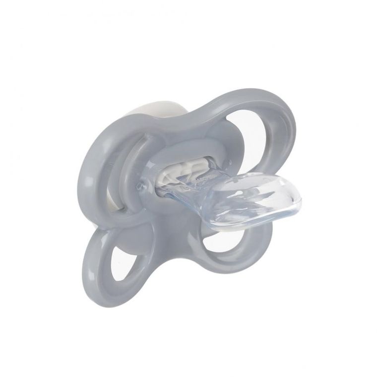 Nuk, Kubuś Puchatek, Perfect Match Air, smoczek uspokajający, silikonowy, popielaty