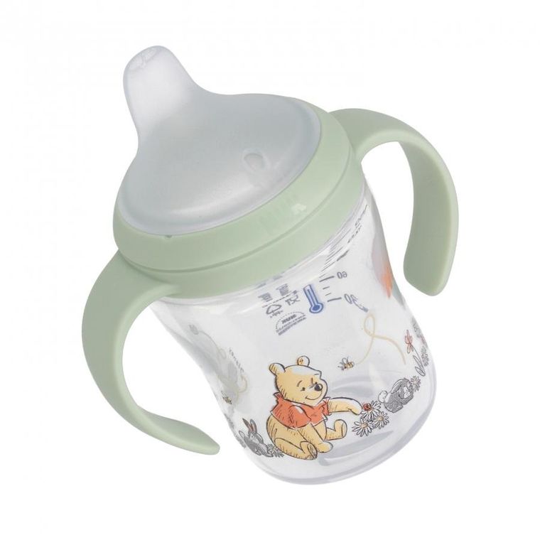 Nuk, Kubuś Puchatek, Perfect Match, butelka do nauki picia z ustnikiem niekapkiem, 150 ml