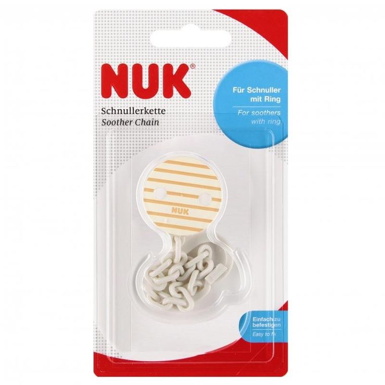 Nuk, łańcuszek do smoczka uspokajającego, 1 szt.