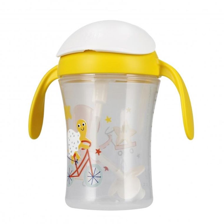 Nuk, Motion Cup, kubek, 8m+, żółty, 230 ml