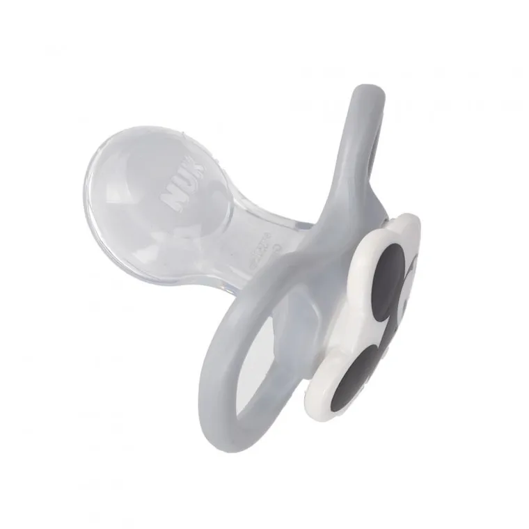 Nuk, Myszka Miki, Perfect Match Air, smoczek uspokajający, silikon, popielaty, 18-36m
