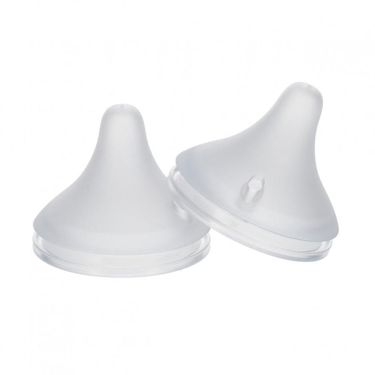 Nuk, Perfect Match Air, smoczek do butelki, silikonowy, rozmiar M, 2 szt.