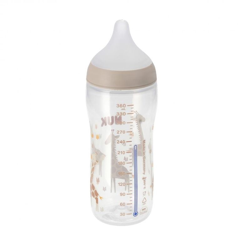 Nuk, Perfect Match, butelka, żyrafa, rozmiar XL, 360 ml