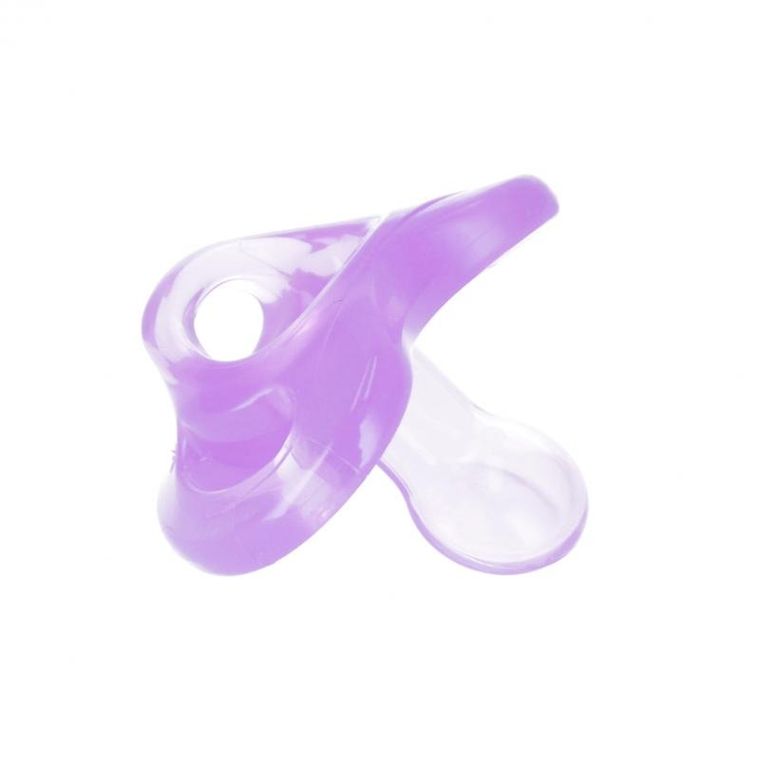 Nuk, Sensitive, smoczek uspokajający, silikonowy, 0-6m, fioletowy