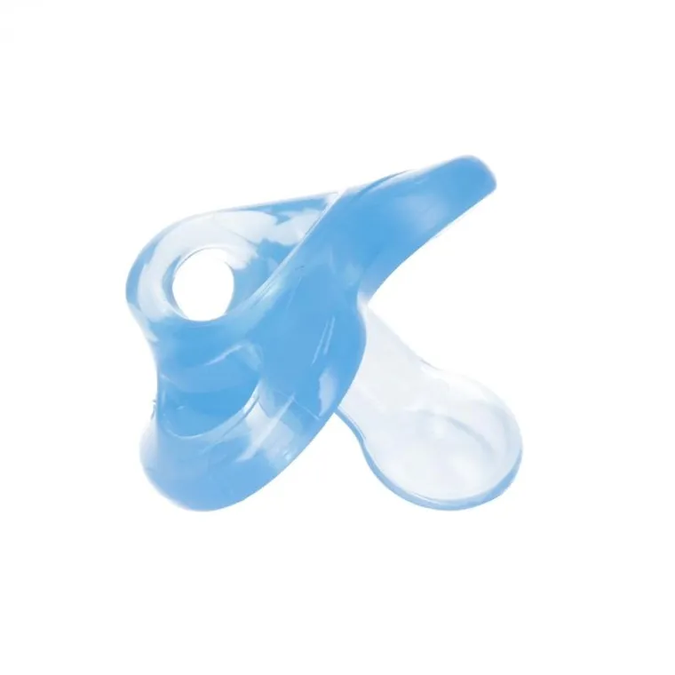 Nuk, Sensitive, smoczek uspokajający, silikonowy, 0-6m, niebieski