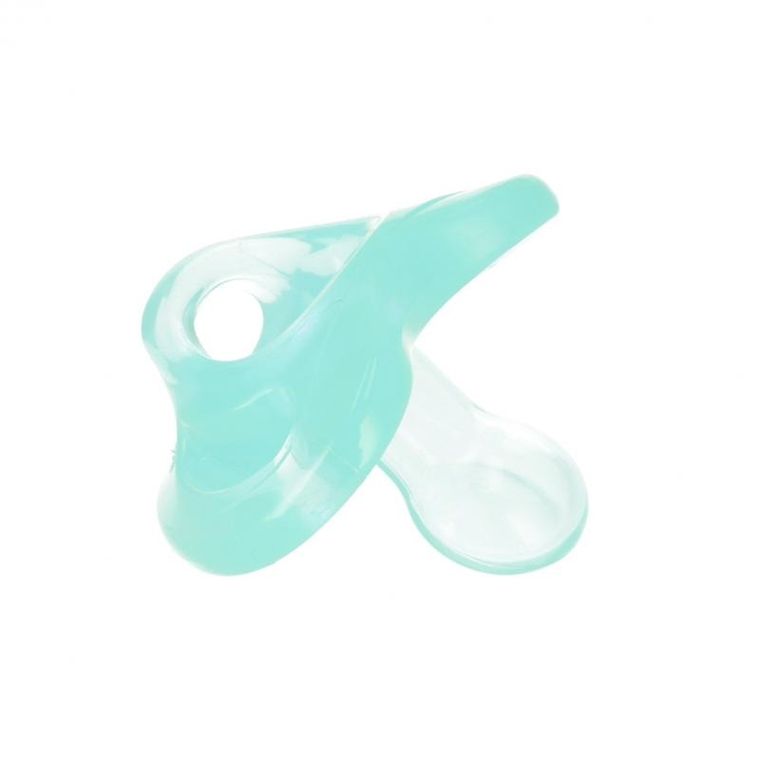 Nuk, Sensitive, smoczek uspokajający, silikonowy, 0-6m, zielony