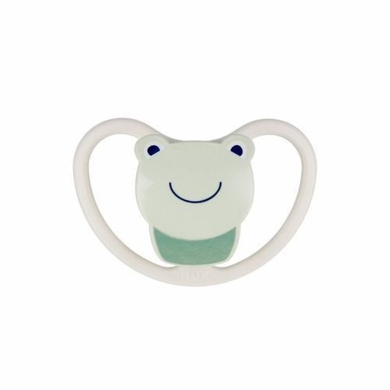 Nuk, smoczek uspokajający, silikonowy, 0-6m, space forg