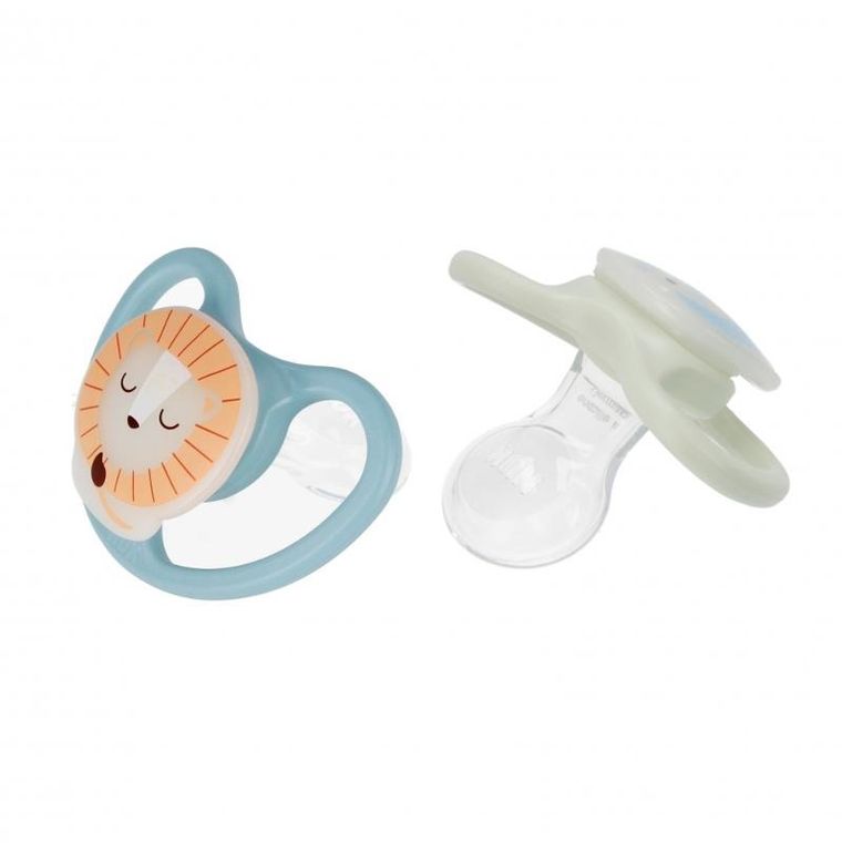 Nuk, Space night, smoczek uspokajający, 6-18m, 2 szt.
