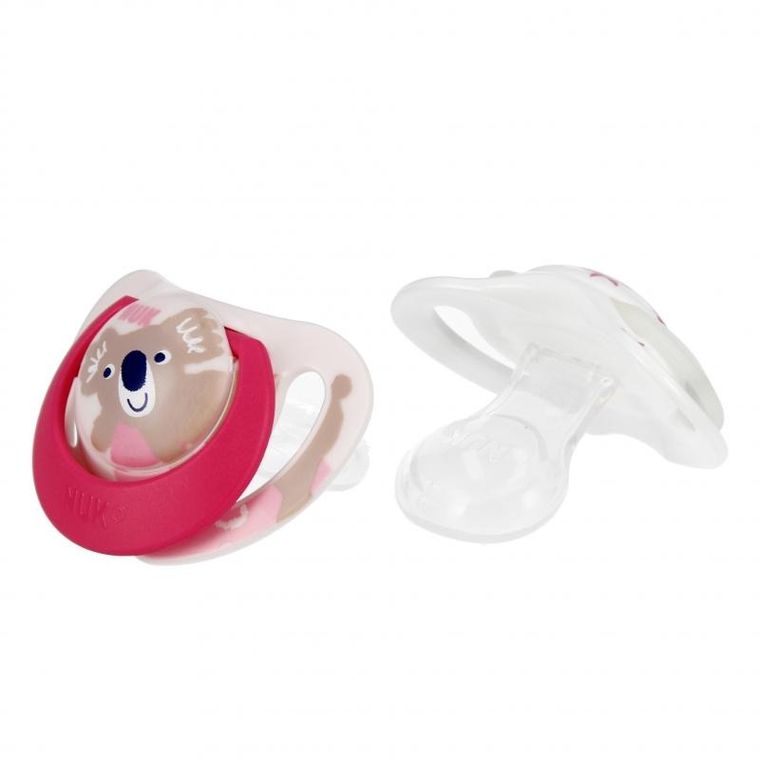 Nuk, Star, Day&Night, smoczek uspokajający, silikonowy, 18-36m, koala, 2 szt.
