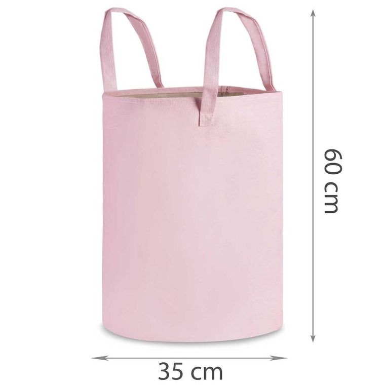 Nukido, kosz na zabawki, różowy