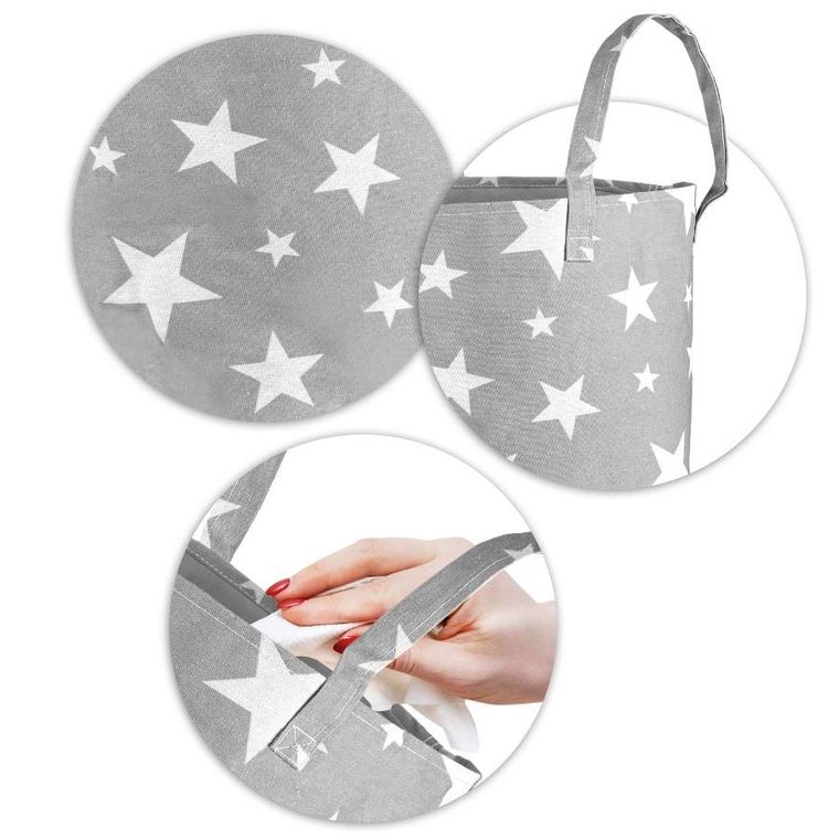 Nukido, kosz na zabawki, szary