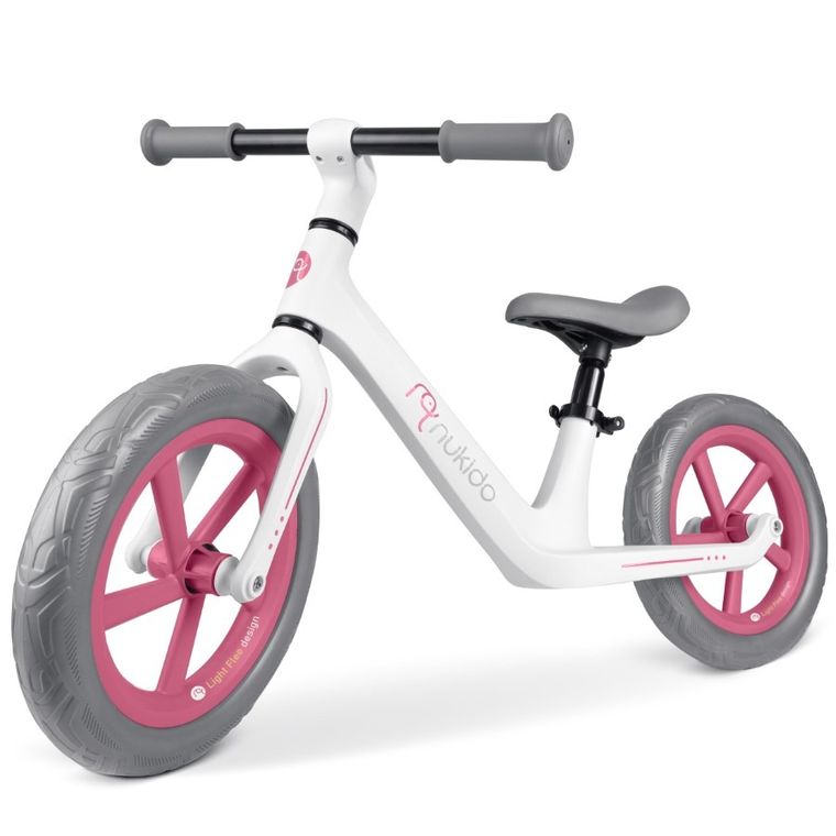 Nukido, Light Flee, rowerek biegowy dla dzieci, biały