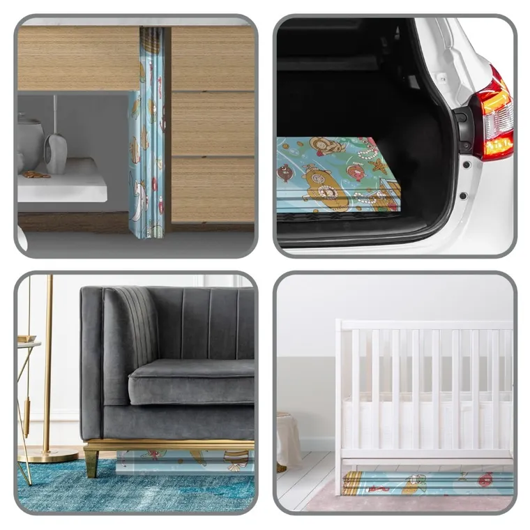 Nukido, mata piankowa, składana, ocean, ziemia, 200-180-1 cm