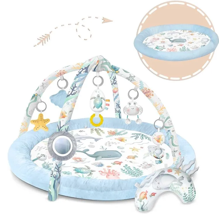 Nukido, Ocean, interaktywna mata edukacyjna, niebieska