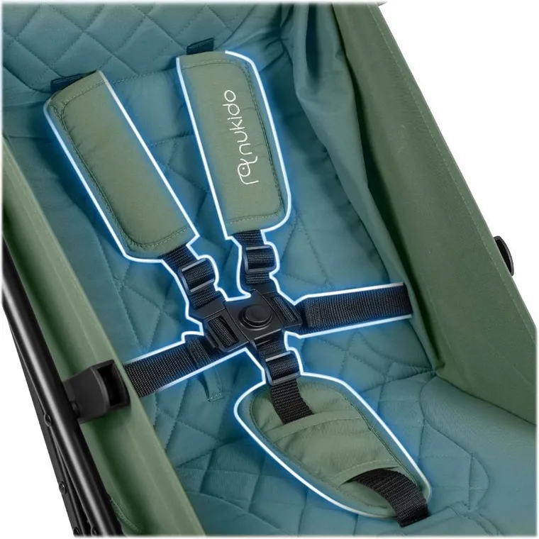 Nukido, Paseo, wózek dziecięcy, spacerówka, zielony