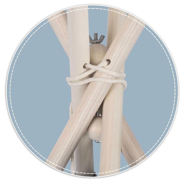 Nukido, stabilizator drewniany do namiotu tipi