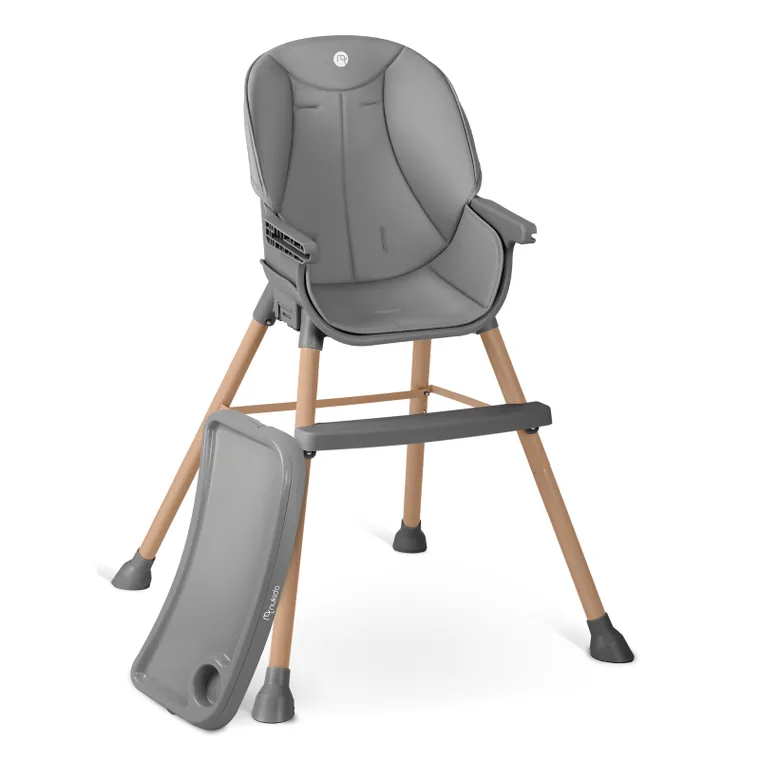 Nukido, Tilo, krzesełko do karmienia, szare