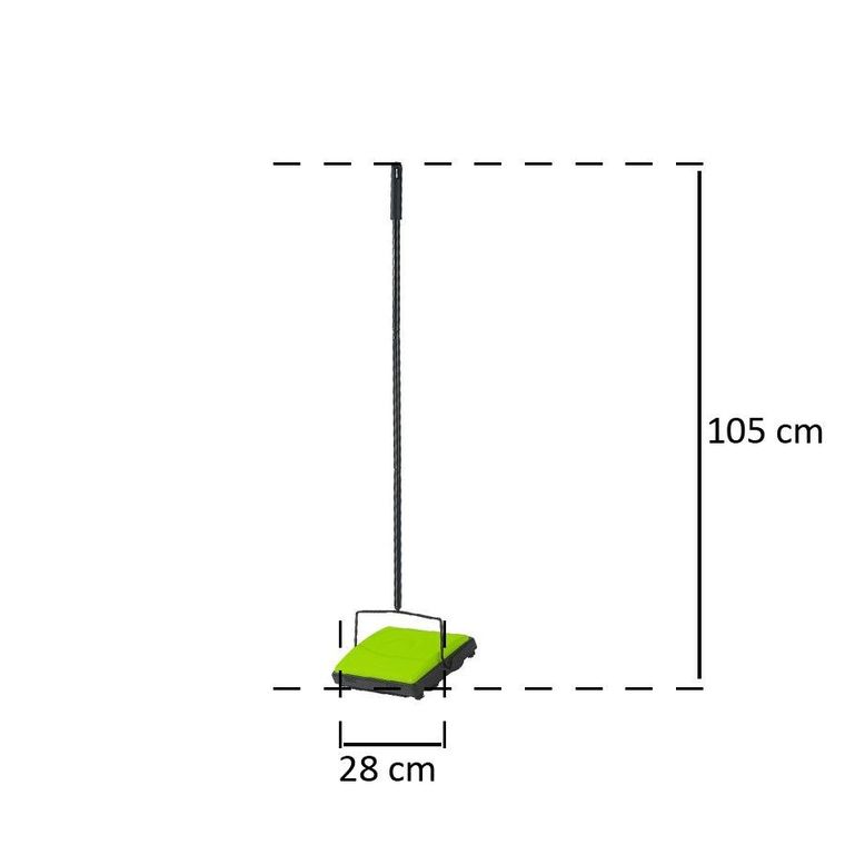 Odkurzacz ręczny "Kaśka" z 3 szczotkami