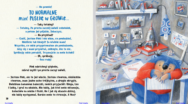 Odwagi, Pinku! Książka o odporności psychicznej