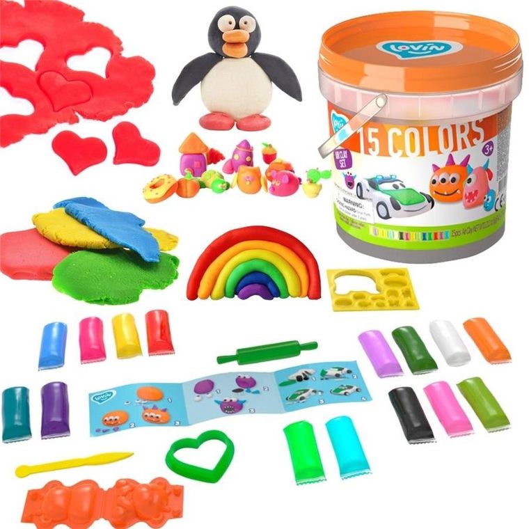 Okto, piankolina, masa plastyczna, potwory