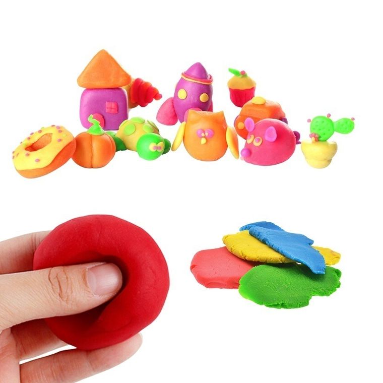 Okto, plastelina, neon, 9 kolorów