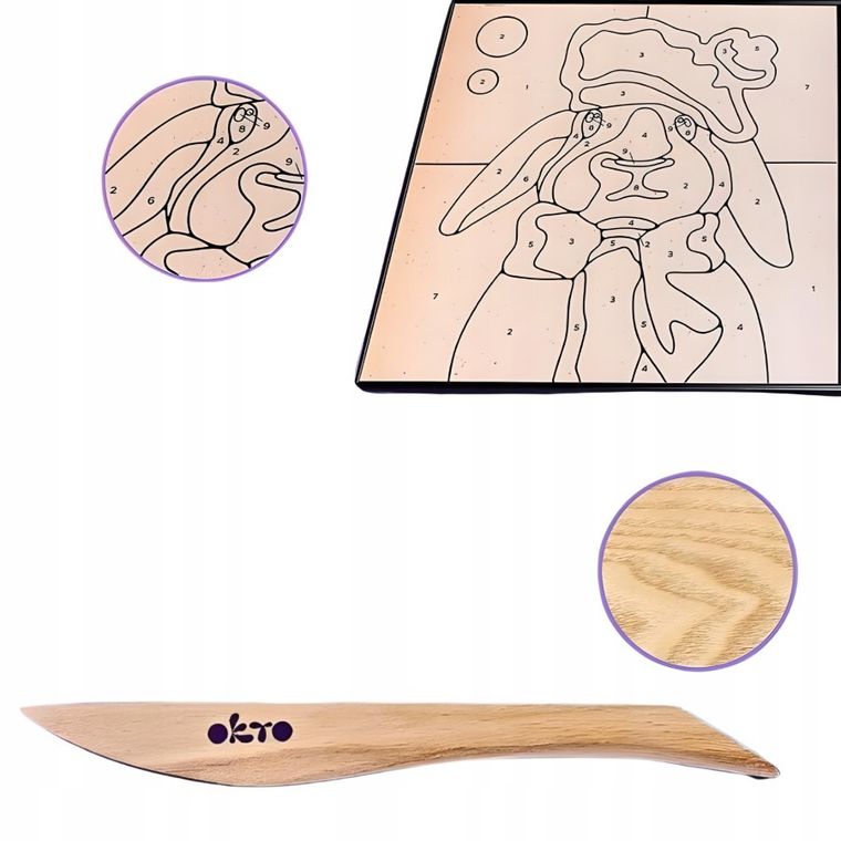 Okto, Sensory Art, Obraz 3D, Królik