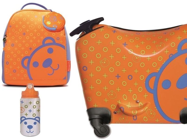 Oops, Miś, bidon aluminiowy, 500 ml