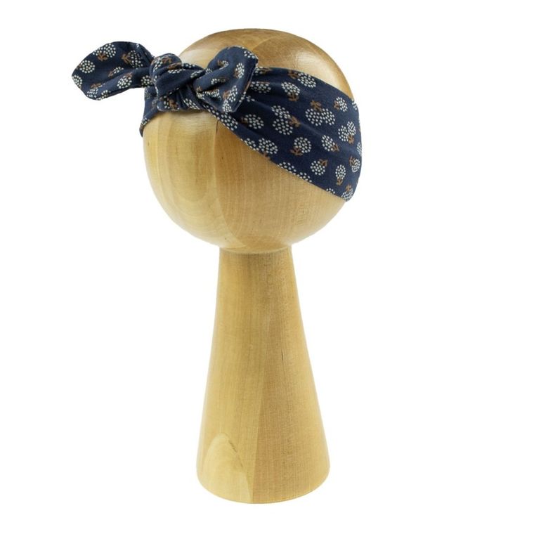 Opaska dziewczęca, granatowa, Nicol