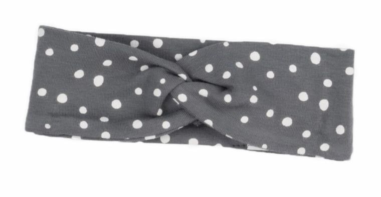 Opaska dziewczęca, szara, Nicol